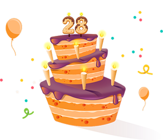 Нам 28 лет